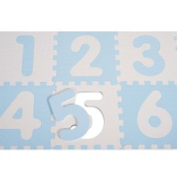 Μαλακό παζλ Numbers blue 1001B3(WH/BE)AB