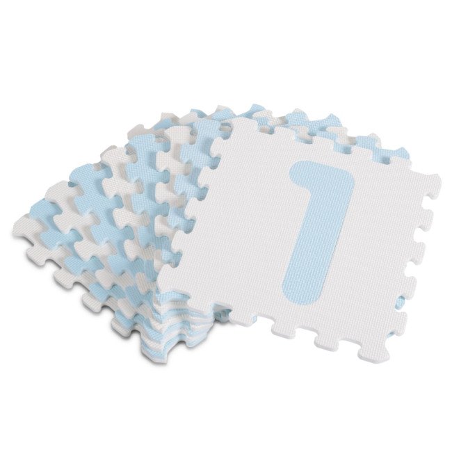 Μαλακό παζλ Numbers blue 1001B3(WH/BE)AB