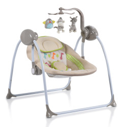 Ηλεκτρική κούνια Baby swing+ cappuccino 2021 Ηλεκτρική κούνια Baby swing+ cappuccino 2021