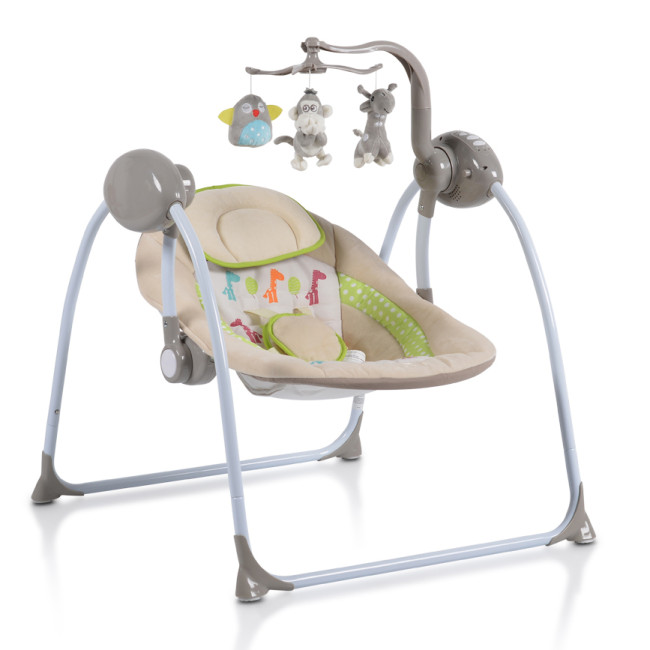 Ηλεκτρική κούνια Baby swing+ cappuccino 2021 Ηλεκτρική κούνια Baby swing+ cappuccino 2021