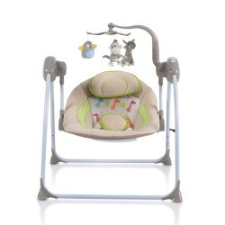 Ηλεκτρική κούνια Baby swing+ cappuccino 2021 Ηλεκτρική κούνια Baby swing+ cappuccino 2021