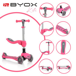 Kiki scooter ροζ