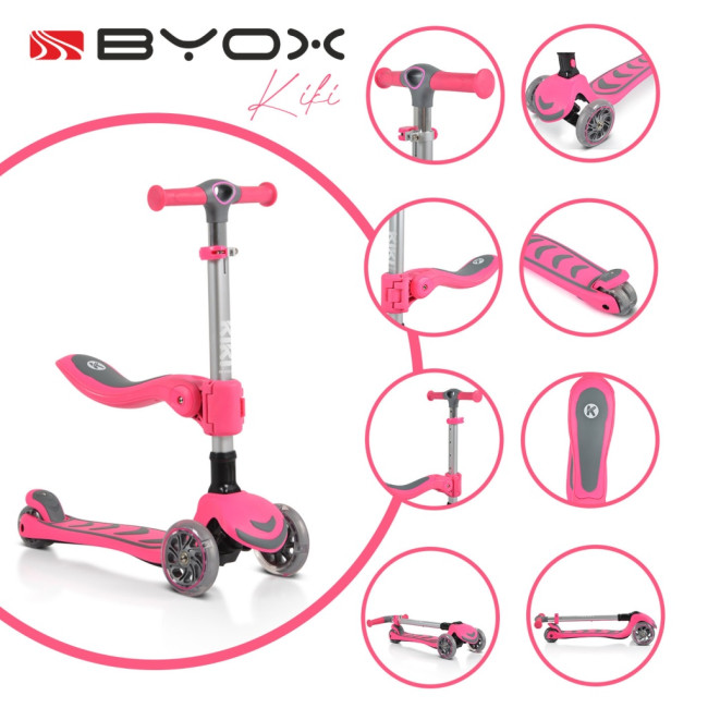 Kiki scooter ροζ
