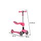 Kiki scooter ροζ