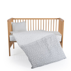Σετ ύπνου 3 τεμαχίων Heavenly 60/120cm γκρι