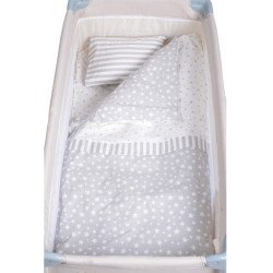 Σετ ύπνου 3 τεμαχίων Heavenly 60/120cm γκρι