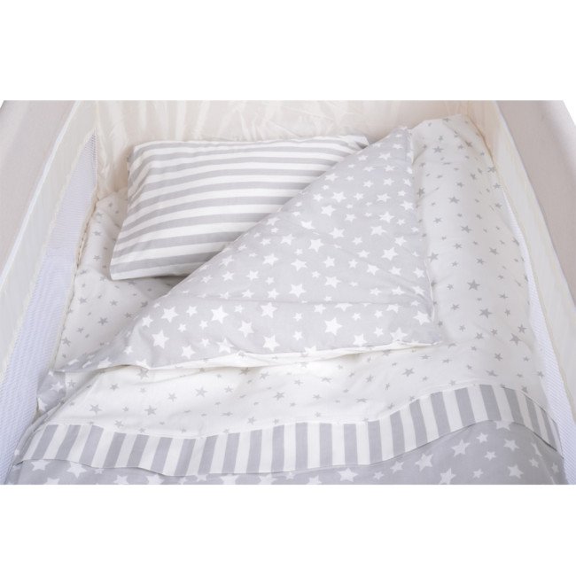 Σετ ύπνου 3 τεμαχίων Heavenly 60/120cm γκρι