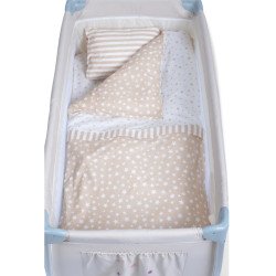 Σετ κρεβατοκάμαρας 3 τεμαχίων Heavenly 60/120cm μπεζ