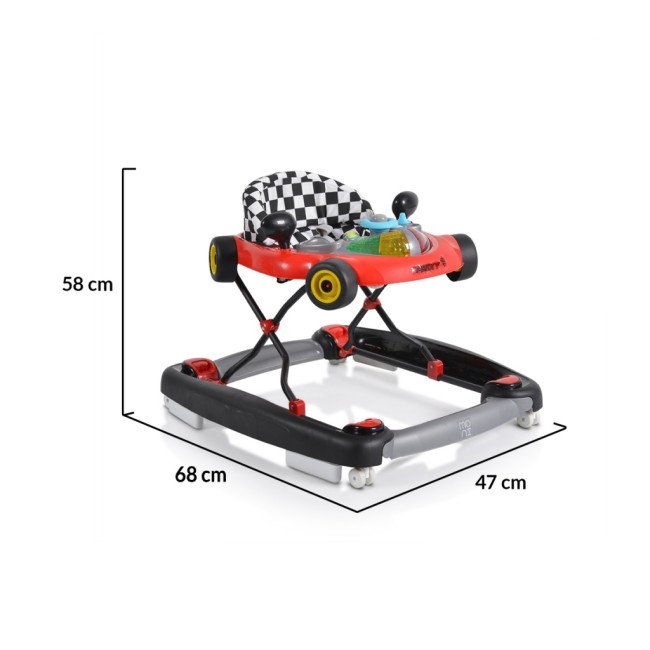 Walker Prixy 3 σε 1 κόκκινο