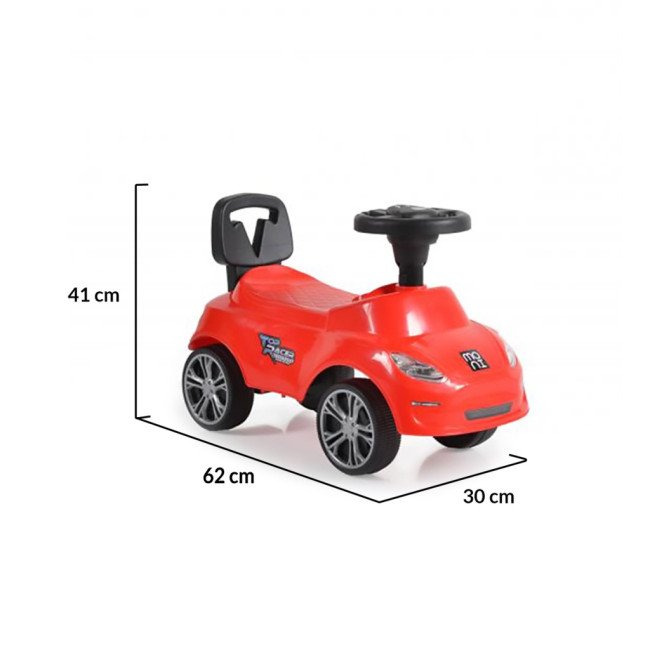 Push car Muse 902 κόκκινο