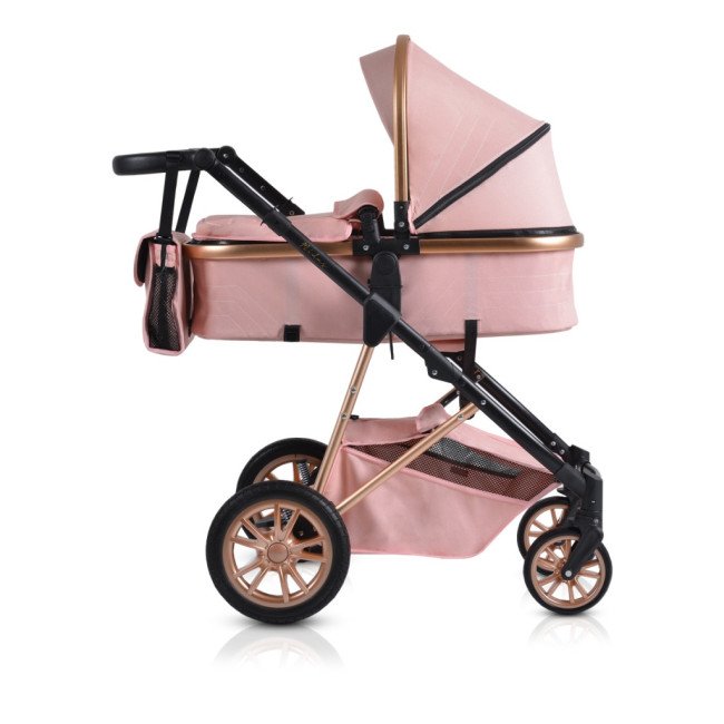 Συνδυασμένο καρότσι 2 σε 1 Midas pink