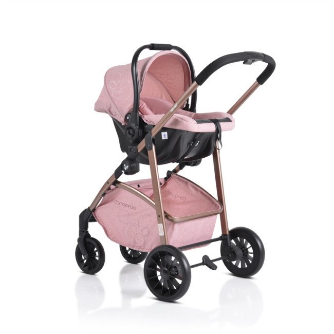Συνδυασμένο καρότσι 2 σε 1 Milan pink