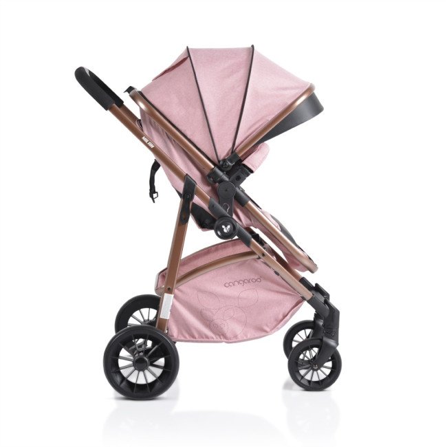 Συνδυασμένο καρότσι 2 σε 1 Milan pink