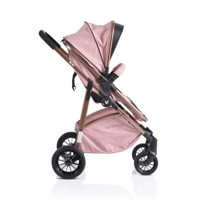 Συνδυασμένο καρότσι 2 σε 1 Milan pink