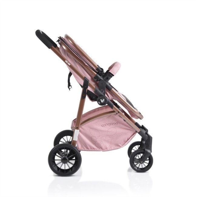 Συνδυασμένο καρότσι 2 σε 1 Milan pink