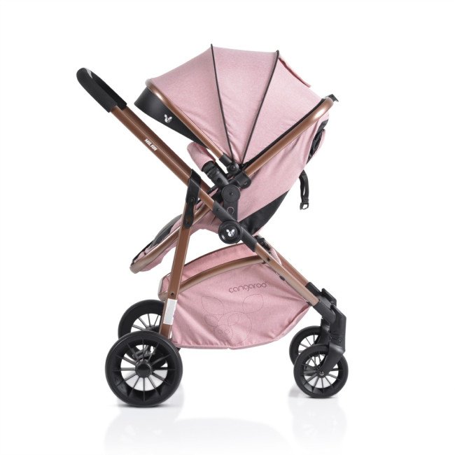 Συνδυασμένο καρότσι 2 σε 1 Milan pink