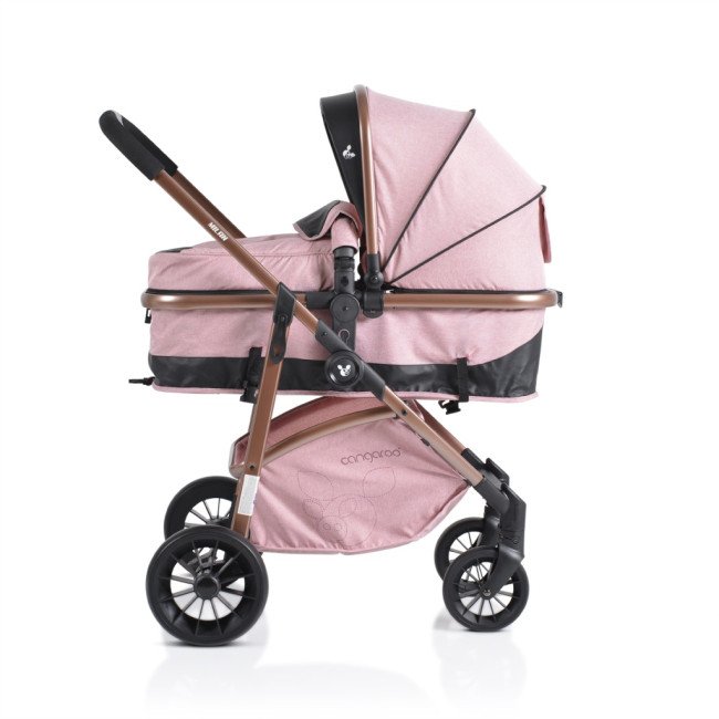 Συνδυασμένο καρότσι 2 σε 1 Milan pink