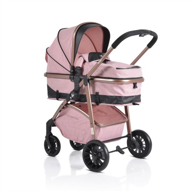 Συνδυασμένο καρότσι 2 σε 1 Milan pink