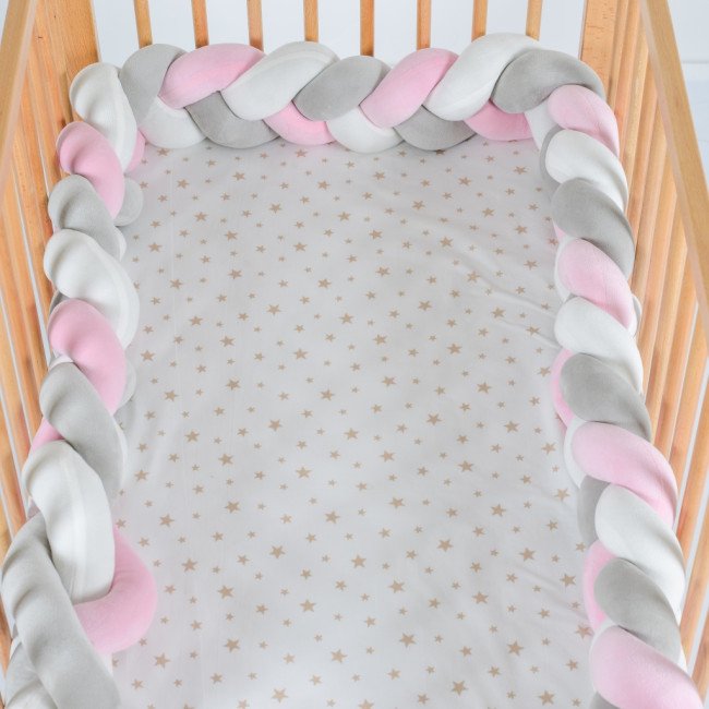 Πολυτελής στρογγυλή πλεξούδα Braidy220/13cm. ροζ Πολυτελής στρογγυλή πλεξούδα Braidy220/13cm. ροζ