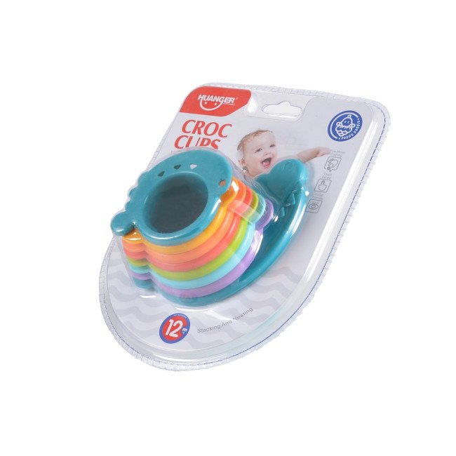 Παιχνίδι μπάνιου Croc cups HE0226 Παιχνίδι μπάνιου Croc cups HE0226