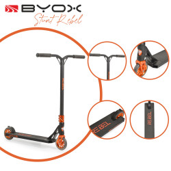 Scooter Stunt Rebel μαύρο Scooter Stunt Rebel μαύρο