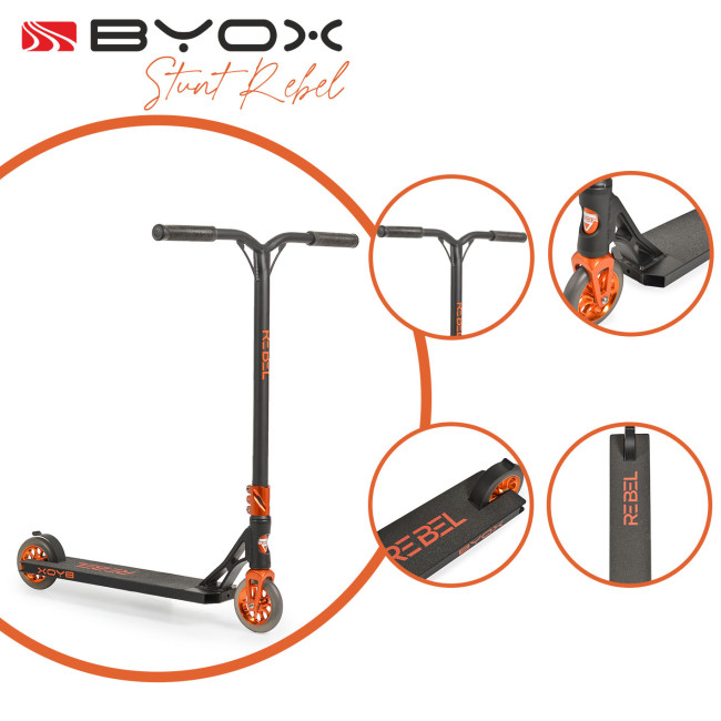 Scooter Stunt Rebel μαύρο