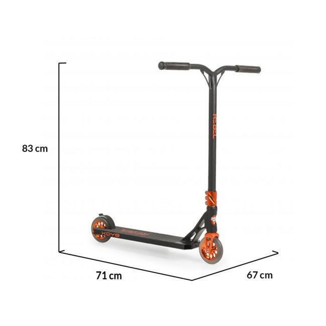 Scooter Stunt Rebel μαύρο
