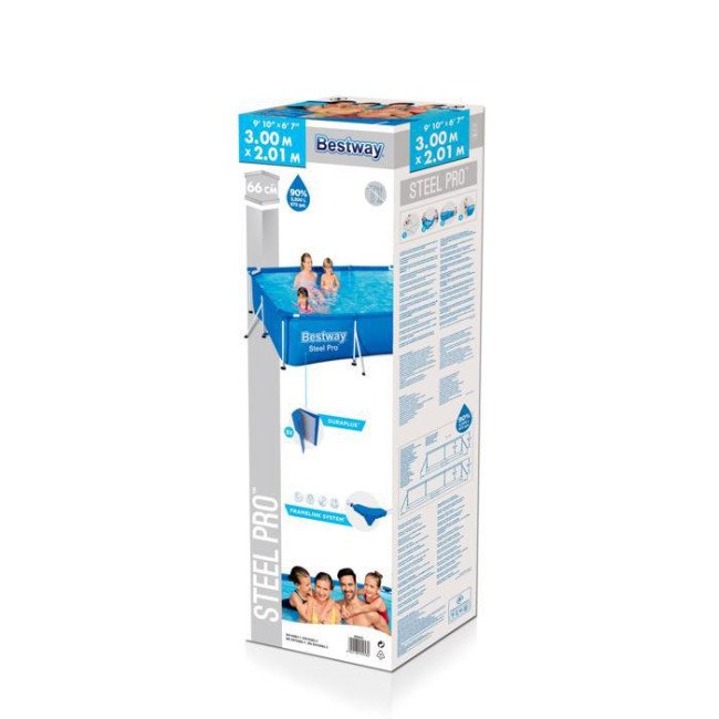 Πισίνα 56404 Steel Pro 3,00mx 2,01mx66cm Πισίνα 56404 Steel Pro 3,00mx 2,01mx66cm