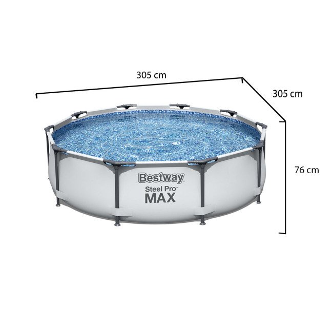 Πισίνα 56406 Steel Pro 3,05mx 76cm Πισίνα 56406 Steel Pro 3,05mx 76cm