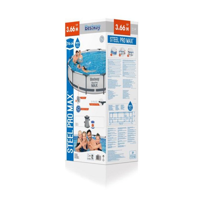 Πισίνα 56416 Steel Pro MAX 3,66mx76cm Πισίνα 56416 Steel Pro MAX 3,66mx76cm