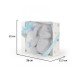 Βρεφική κουβέρτα 90/75 cm με παιχνίδι Elephant blue Βρεφική κουβέρτα 90/75 cm με παιχνίδι Elephant blue