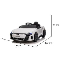Αυτοκίνητο με μπαταρία Audi RS e-tron 6888 λευκό Αυτοκίνητο με μπαταρία Audi RS e-tron 6888 λευκό