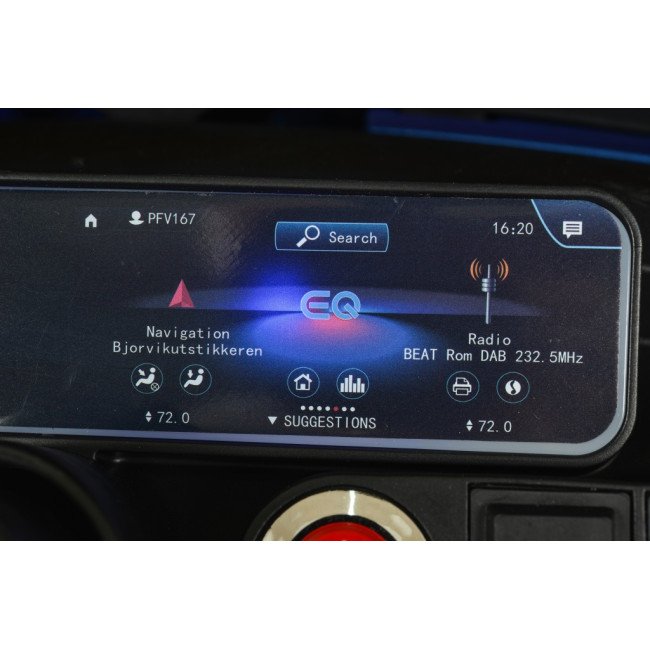 Αυτοκίνητο με μπαταρία Mercedes-Benz EQA μπλε μεταλλικό Αυτοκίνητο με μπαταρία Mercedes-Benz EQA μπλε μεταλλικό