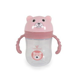 Κύπελλο με καλαμάκι 240ml Berry pink C0586