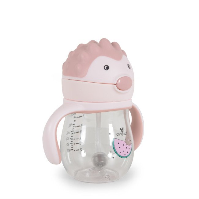 Κούπα με Καλαμάκι 250ml Brillo pink A0033